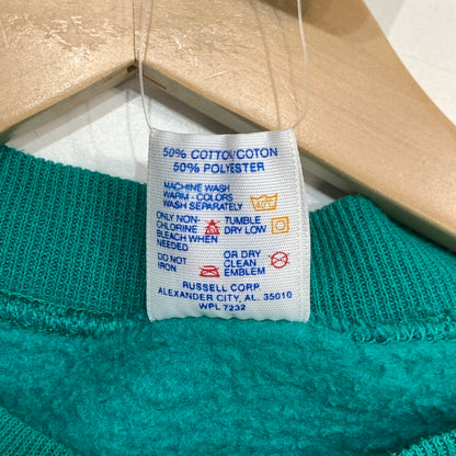 【中古品】【メンズ】 JERZEES 80s~90s SUPER SWEAT オーバーサイズスウェット ブランド 古着 145-260404-gm-28-fuz サイズ：XL カラー：グリーン 万代Net店