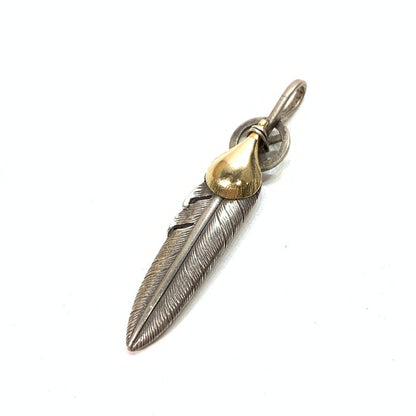 【中古品】【メンズ】 TADY＆KING 金ハートホイールフェザー SILVER ブランド アクセサリー ペンダントトップ 191-251122-gm-14-fuz サイズ：L カラー：シルバー 万代Net店