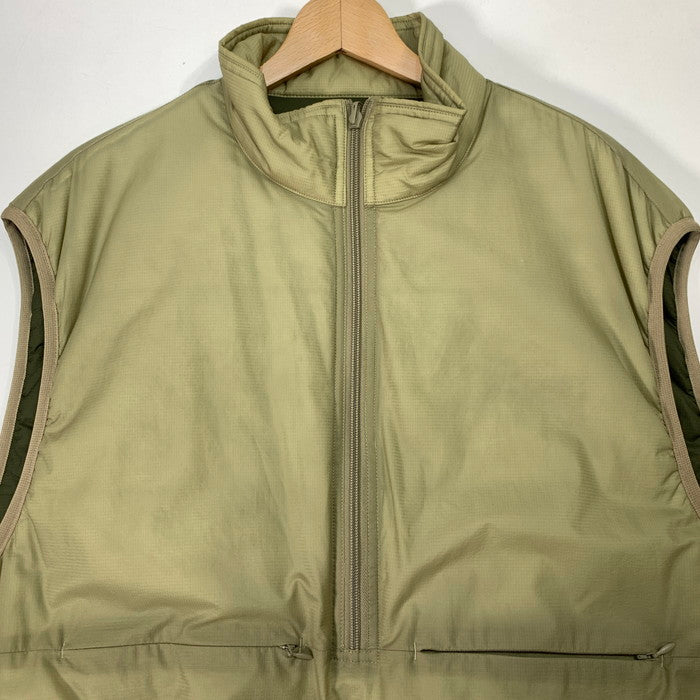 【現状渡し品】【メンズ】 Daiwa ダイワ BJ21022W TECH REVERSIBLE PULLOVER PUFF VEST リバーシブルプルオーバーパフベスト アウター ブランド 古着 144-260328-gm-18-fuz サイズ：L カラー：カーキ 万代Net店