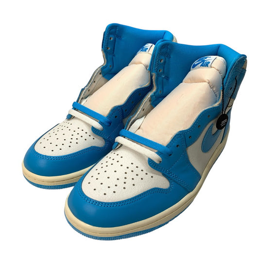 【中古美品】【メンズ】 NIKE ナイキ DZ5485-402 AIR JORDAN 1 HIGH OG "UNC REIMAGINED" エアジョーダン 1 ハイ スニーカー シューズ 靴 160-251012-xz-10-fuz サイズ：27.5cm カラー：ブルー 万代Net店