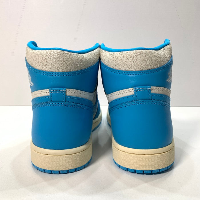 【中古美品】【メンズ】 NIKE ナイキ DZ5485-402 AIR JORDAN 1 HIGH OG "UNC REIMAGINED" エアジョーダン 1 ハイ スニーカー シューズ 靴 160-251012-xz-10-fuz サイズ：27.5cm カラー：ブルー 万代Net店