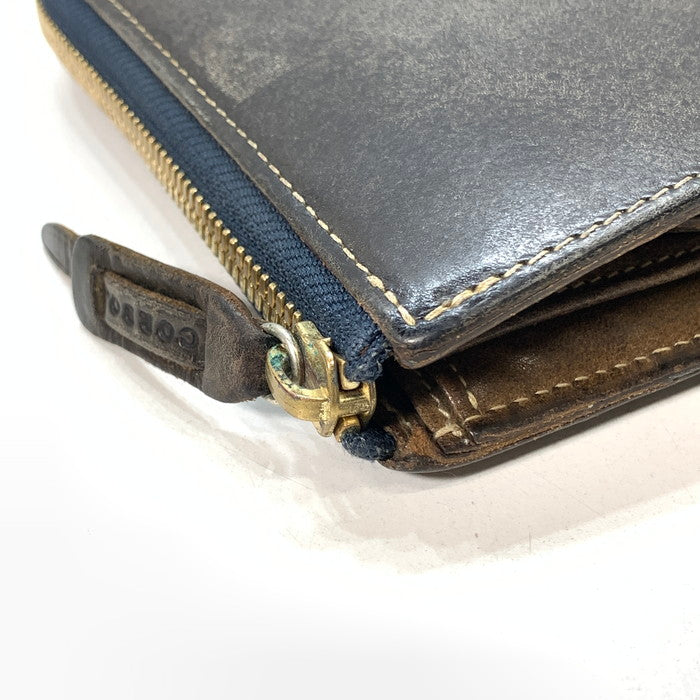 【中古品】【メンズ】 CORBO コルボ 二つ折り財布 ブランド ウォレット 200-251018-gm-32-fuz カラー：ブラック 万代Net店