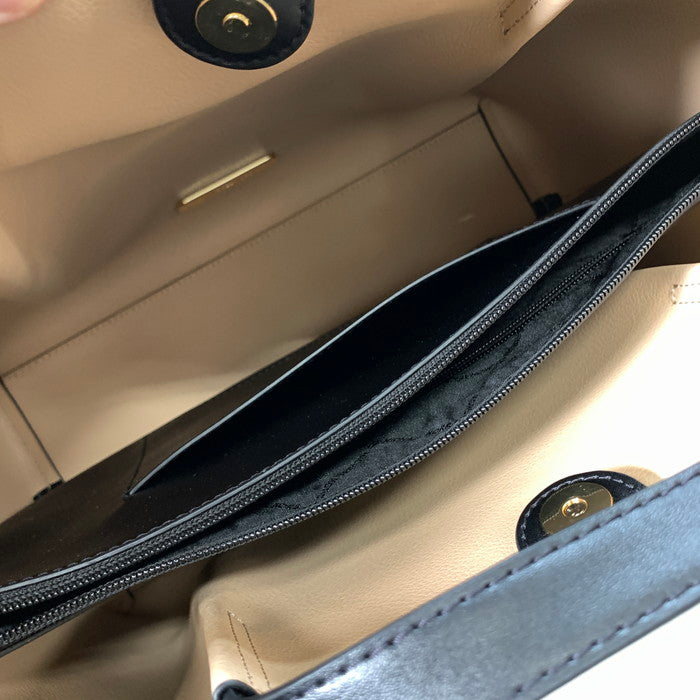 【中古品】【レディース】 Michael Kors マイケルコース EMILIA LG EW TOTEBAG トートバッグ ブランド カバン 180-251018-gm-33-fuz カラー：ブラック 万代Net店