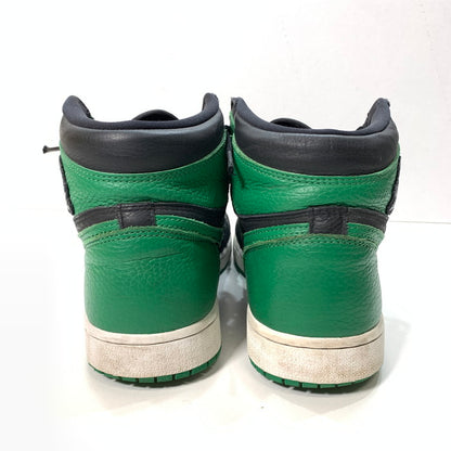 【中古品】【メンズ】 NIKE ナイキ 555088-030 AIR JORDAN 1 RETRO HIGH OG "BLACK/PINE GREEN" (2020) エアジョーダン 1 ハイ スニーカー シューズ 靴 160-251012-xz-12-fuz サイズ：27cm カラー：グリーン 万代Net店