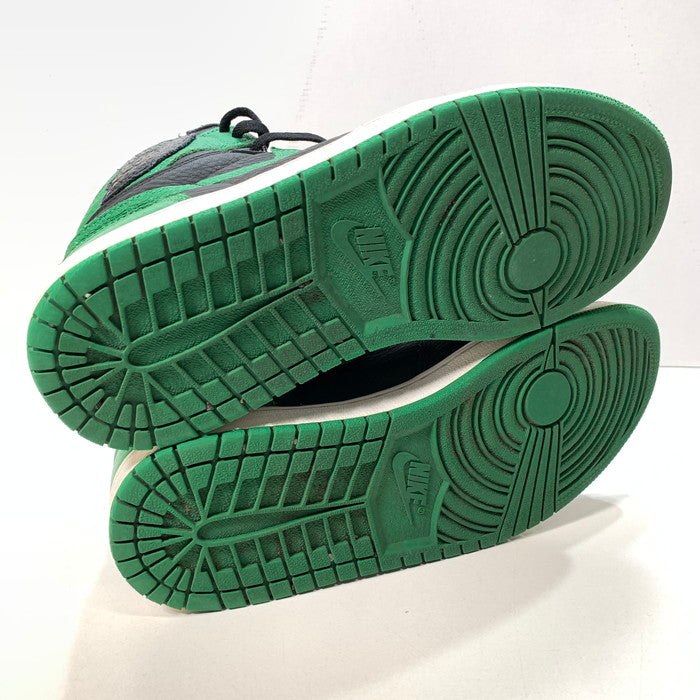 【中古品】【メンズ】 NIKE ナイキ 555088-030 AIR JORDAN 1 RETRO HIGH OG "BLACK/PINE GREEN" (2020) エアジョーダン 1 ハイ スニーカー シューズ 靴 160-251012-xz-12-fuz サイズ：27cm カラー：グリーン 万代Net店