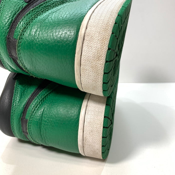 【中古品】【メンズ】 NIKE ナイキ 555088-030 AIR JORDAN 1 RETRO HIGH OG "BLACK/PINE GREEN" (2020) エアジョーダン 1 ハイ スニーカー シューズ 靴 160-251012-xz-12-fuz サイズ：27cm カラー：グリーン 万代Net店