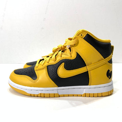 【中古美品】【レディース】 NIKE ナイキ WU-TANG CLAN ウータン・クラン HJ4320-001 DUNK HIGH RETRO PRM "BLACK AND POLLEN" ダンク ハイ スニーカー 160-260405-gm-07-fuz サイズ：23cm カラー：イエロー 万代Net店
