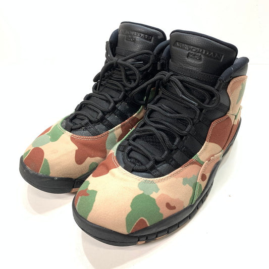 【中古品】【メンズ】 NIKE ナイキ 310805-200 AIR JORDAN 10 RETRO "DUCK CAMO" エアジョーダン 10 スニーカー 160-251122-gm-20-fuz サイズ：28.5cm カラー：カモフラ 万代Net店