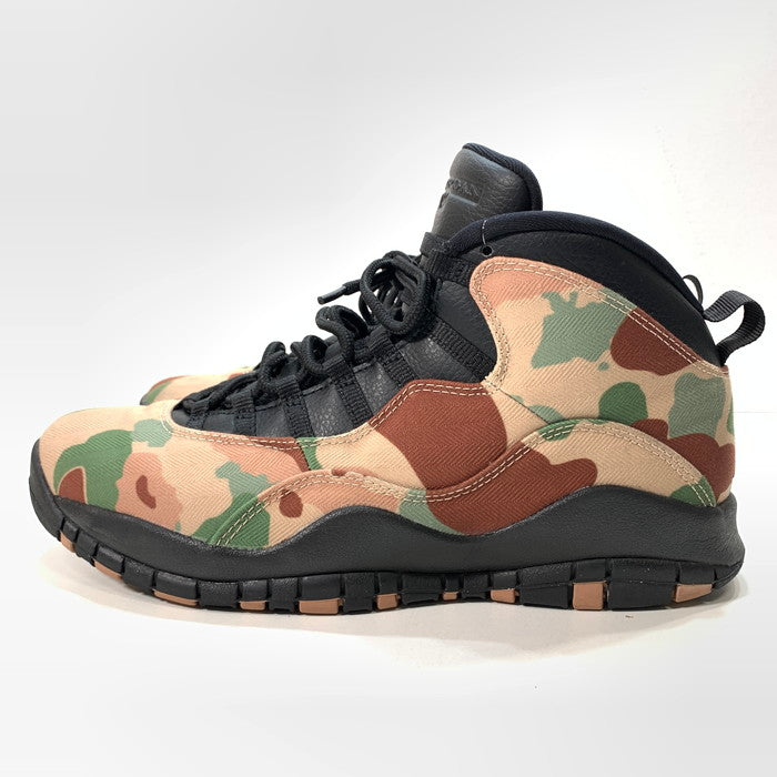 【中古品】【メンズ】 NIKE ナイキ 310805-200 AIR JORDAN 10 RETRO "DUCK CAMO" エアジョーダン 10 スニーカー 160-251122-gm-20-fuz サイズ：28.5cm カラー：カモフラ 万代Net店