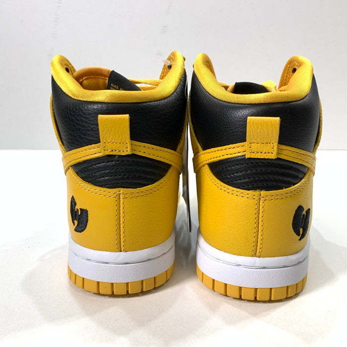 【中古美品】【レディース】 NIKE ナイキ WU-TANG CLAN ウータン・クラン HJ4320-001 DUNK HIGH RETRO PRM "BLACK AND POLLEN" ダンク ハイ スニーカー 160-260405-gm-07-fuz サイズ：23cm カラー：イエロー 万代Net店