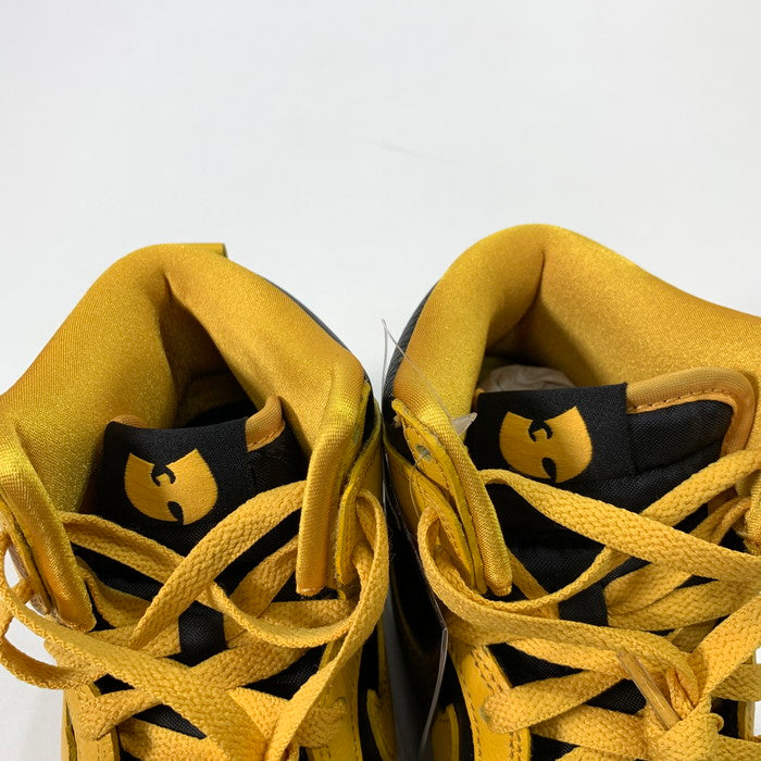 【中古美品】【レディース】 NIKE ナイキ WU-TANG CLAN ウータン・クラン HJ4320-001 DUNK HIGH RETRO PRM "BLACK AND POLLEN" ダンク ハイ スニーカー 160-260405-gm-07-fuz サイズ：23cm カラー：イエロー 万代Net店