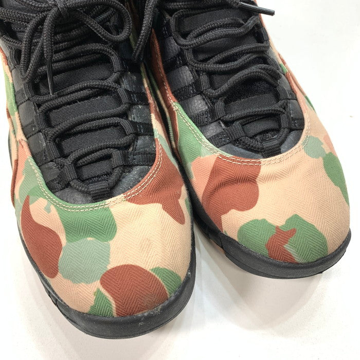 【中古品】【メンズ】 NIKE ナイキ 310805-200 AIR JORDAN 10 RETRO "DUCK CAMO" エアジョーダン 10 スニーカー 160-251122-gm-20-fuz サイズ：28.5cm カラー：カモフラ 万代Net店