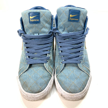 【中古品】【メンズ】 NIKE SB ナイキエスビー DX8421-400 BLAZER MID "DENIM" ブレーザー ミッド スニーカー 160-251122-gm-21-fuz サイズ：27cm カラー：ブルー 万代Net店