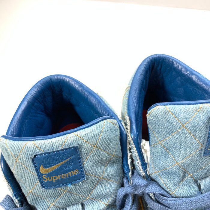 【中古品】【メンズ】 NIKE SB ナイキエスビー DX8421-400 BLAZER MID "DENIM" ブレーザー ミッド スニーカー 160-251122-gm-21-fuz サイズ：27cm カラー：ブルー 万代Net店