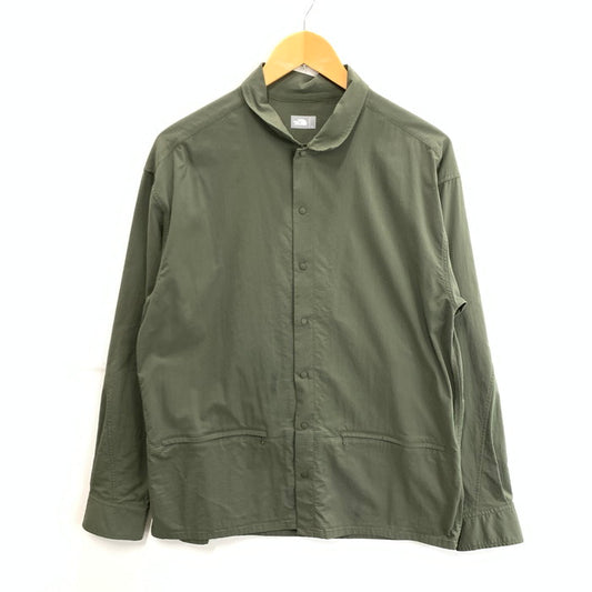 【中古品】【メンズ】 THE NORTH FACE ザ・ノースフェイス NR11862 UTILITY SHIRT COAT 長袖シャツ ブランド 古着 144-260328-gm-19-fuz サイズ：L カラー：カーキ 万代Net店