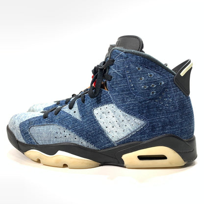 【中古品】NIKE ナイキ CT5350-401 AIR JORDAN 6 "WASHED DENIM" エアジョーダン 6 スニーカー 160-251122-gm-23-fuz サイズ：28.5cm カラー：ブルー 万代Net店