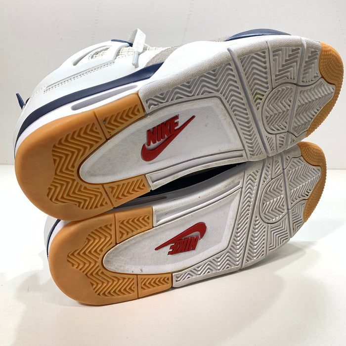 【中古品】【メンズ】 NIKE SB ナイキエスビー DR5415-100 AIR JORDAN 4 RETRO SP "SUMMIT WHITE/NAVY" エアジョーダン 4 サミットホワイト スニーカー 160-251012-gm-23-fuz サイズ：26.5cm カラー：ホワイト ブルー 万代Net店