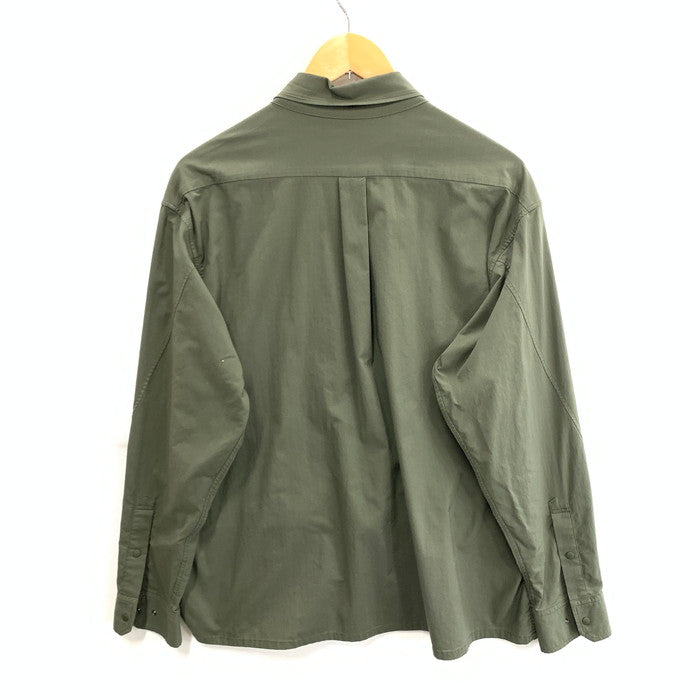 【中古品】【メンズ】 THE NORTH FACE ザ・ノースフェイス NR11862 UTILITY SHIRT COAT 長袖シャツ ブランド 古着 144-260328-gm-19-fuz サイズ：L カラー：カーキ 万代Net店