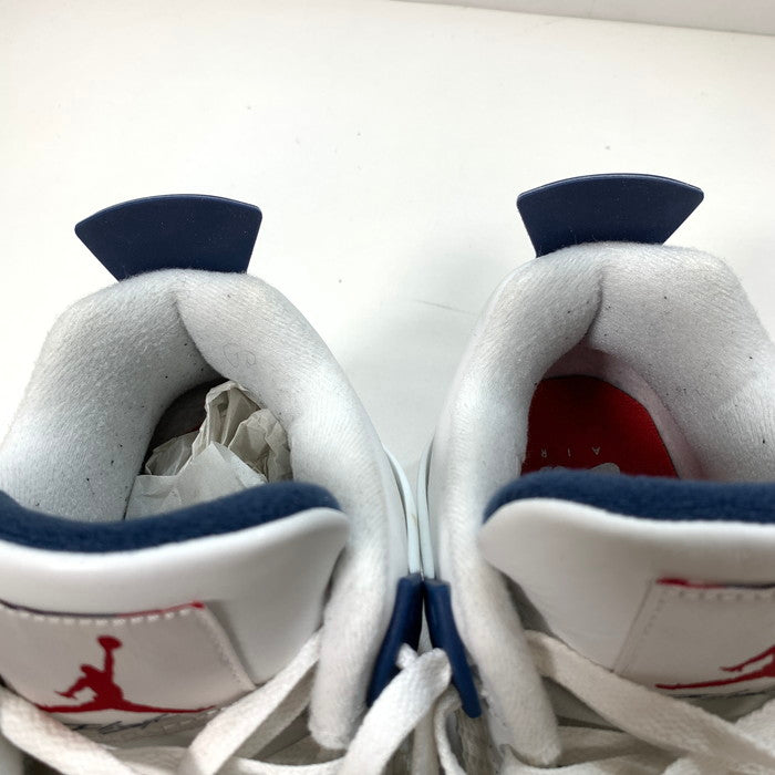 【中古品】【メンズ】 NIKE SB ナイキエスビー DR5415-100 AIR JORDAN 4 RETRO SP "SUMMIT WHITE/NAVY" エアジョーダン 4 サミットホワイト スニーカー 160-251012-gm-23-fuz サイズ：26.5cm カラー：ホワイト ブルー 万代Net店