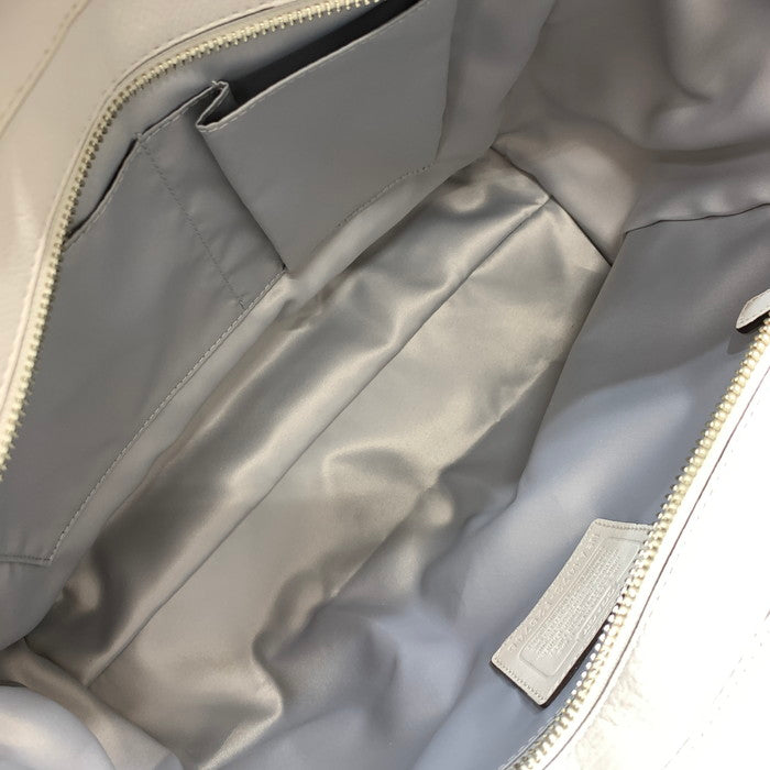 【中古品】【レディース】 COACH コーチ F26746 テイラー ストロー キャリーオール ハンドバッグ ブランド カバン 180-260328-gm-10-fuz カラー：ベージュ ホワイト 万代Net店