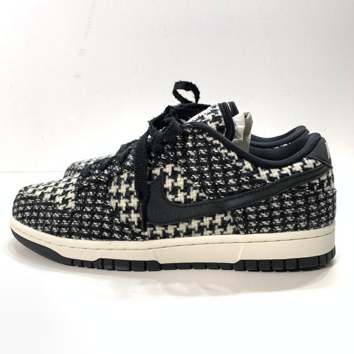 【中古美品】【メンズ】 NIKE ナイキ HARRIS TWEED HQ5036-901 WS DONK LOW ダンク ロー スニーカー 160-251116-gm-25-fuz サイズ：26cm カラー：ブラック グレー 万代Net店