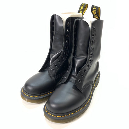 【中古品】【レディース】 Dr.Martens ドクターマーチン 10092001 WOMENS LACE UP BOOTS 10ホール ブーツ シューズ 靴 164-260405-gm-13-fuz サイズ：UK6(24.5cm~25cm) カラー：ブラック 万代Net店