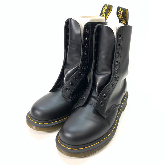 【中古品】【レディース】 Dr.Martens ドクターマーチン 10092001 WOMENS LACE UP BOOTS 10ホール ブーツ シューズ 靴 164-260405-gm-13-fuz サイズ：UK6(24.5cm~25cm) カラー：ブラック 万代Net店