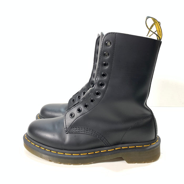 【中古品】【レディース】 Dr.Martens ドクターマーチン 10092001 WOMENS LACE UP BOOTS 10ホール ブーツ シューズ 靴 164-260405-gm-13-fuz サイズ：UK6(24.5cm~25cm) カラー：ブラック 万代Net店