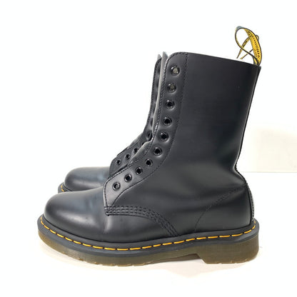 【中古品】【レディース】 Dr.Martens ドクターマーチン 10092001 WOMENS LACE UP BOOTS 10ホール ブーツ シューズ 靴 164-260405-gm-13-fuz サイズ：UK6(24.5cm~25cm) カラー：ブラック 万代Net店