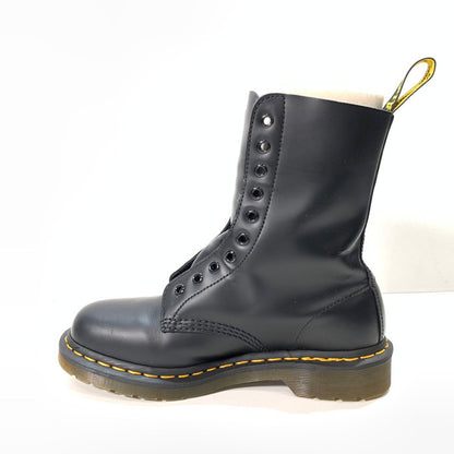 【中古品】【レディース】 Dr.Martens ドクターマーチン 10092001 WOMENS LACE UP BOOTS 10ホール ブーツ シューズ 靴 164-260405-gm-13-fuz サイズ：UK6(24.5cm~25cm) カラー：ブラック 万代Net店