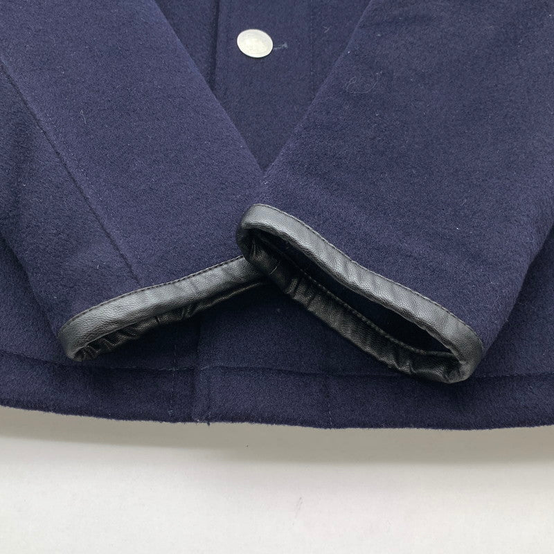 【中古品】【メンズ】 THE CRIMIE ソフトウール 中綿ジャケット アウター ブランド 古着 142-260419-gm-34-fuz サイズ：M カラー：ネイビー 万代Net店
