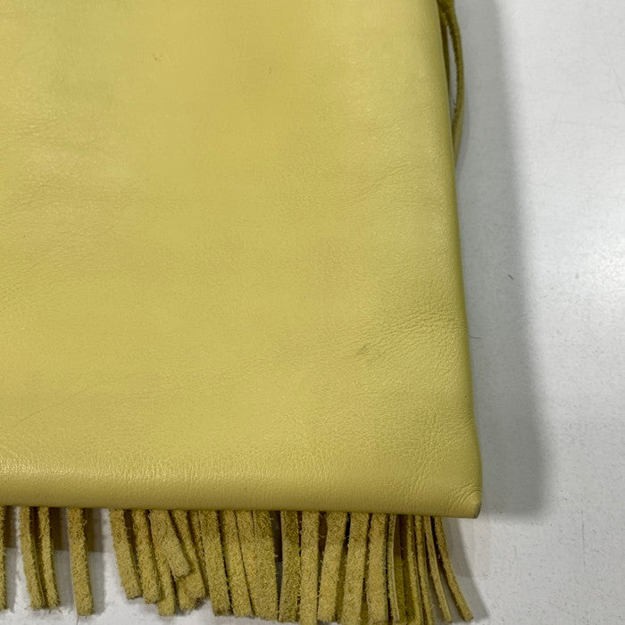 【中古品】【メンズ】 NOMADIS ショルダーバッグ フリンジ ブランド カバン 188-260328-gm-13-fuz カラー：イエロー 万代Net店