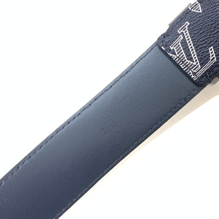 【中古品】【メンズ】 LOUIS VUITTON ルイ・ヴィトン M0047 モノグラムベルト ブランド 小物 179-260405-gm-26-fuz カラー：ネイビー 万代Net店