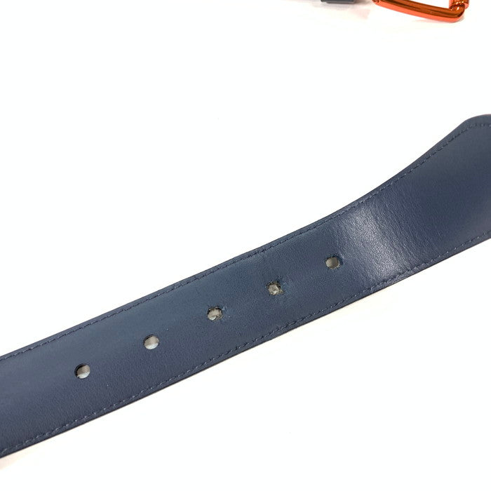 【中古品】【メンズ】 LOUIS VUITTON ルイ・ヴィトン M0047 モノグラムベルト ブランド 小物 179-260405-gm-26-fuz カラー：ネイビー 万代Net店