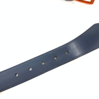 【中古品】【メンズ】 LOUIS VUITTON ルイ・ヴィトン M0047 モノグラムベルト ブランド 小物 179-260405-gm-26-fuz カラー：ネイビー 万代Net店
