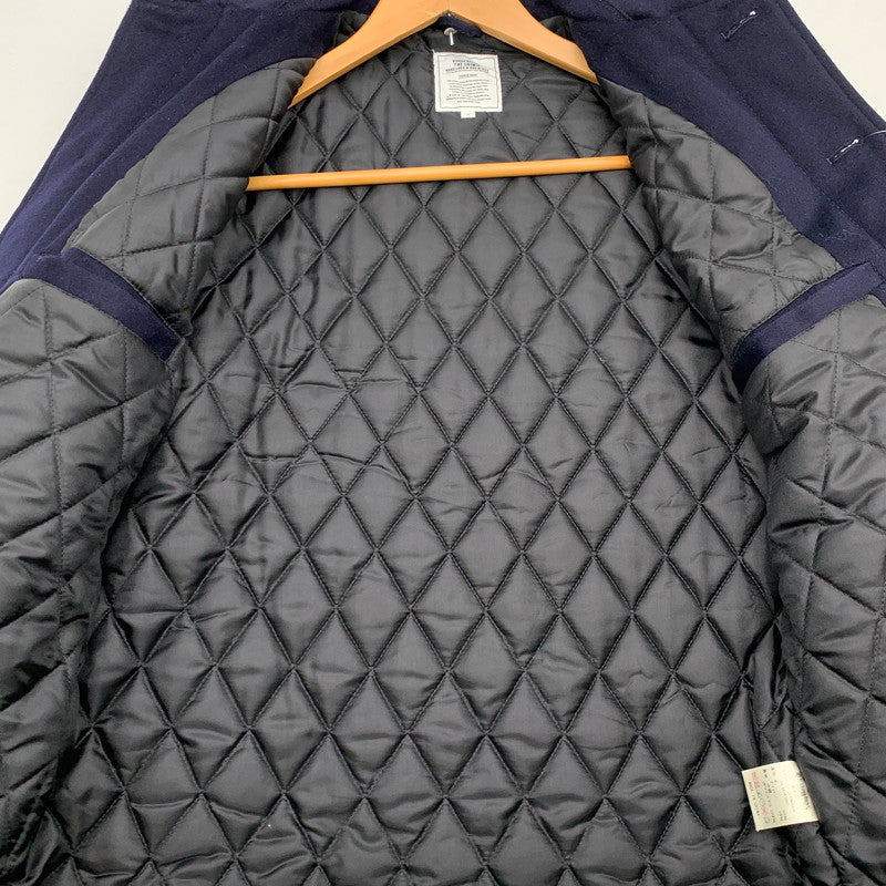 【中古品】【メンズ】 THE CRIMIE ソフトウール 中綿ジャケット アウター ブランド 古着 142-260419-gm-34-fuz サイズ：M カラー：ネイビー 万代Net店