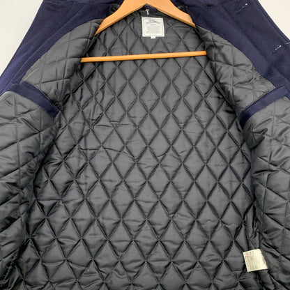 【中古品】【メンズ】 THE CRIMIE ソフトウール 中綿ジャケット アウター ブランド 古着 142-260419-gm-34-fuz サイズ：M カラー：ネイビー 万代Net店
