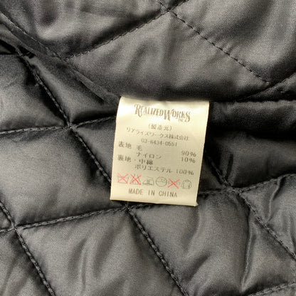 【中古品】【メンズ】 THE CRIMIE ソフトウール 中綿ジャケット アウター ブランド 古着 142-260419-gm-34-fuz サイズ：M カラー：ネイビー 万代Net店