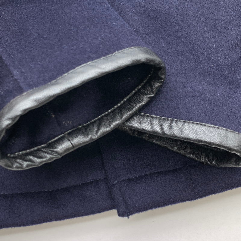 【中古品】【メンズ】 THE CRIMIE ソフトウール 中綿ジャケット アウター ブランド 古着 142-260419-gm-34-fuz サイズ：M カラー：ネイビー 万代Net店