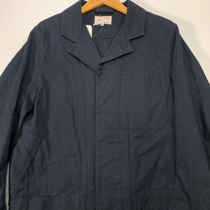 【中古品】【メンズ】 SOUNDMAN LONG COAT ロングコート アウター ブランド 古着 145-260405-gm-02-fuz サイズ：40 カラー：ネイビー 万代Net店