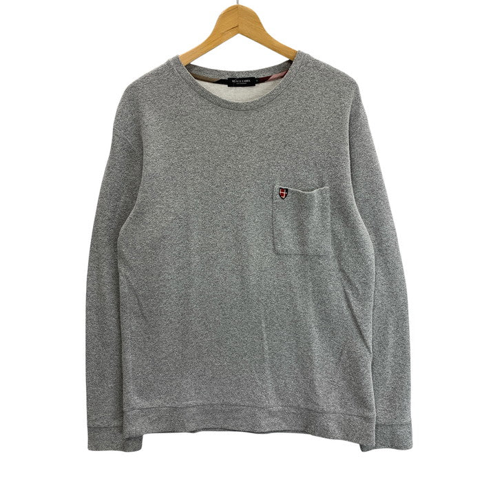 【中古品】【メンズ】 BLACK LABEL CRESTBRIDGE スウェット ブランド 古着 141-260321-gm-01-fuz サイズ：M カラー：グレー 万代Net店