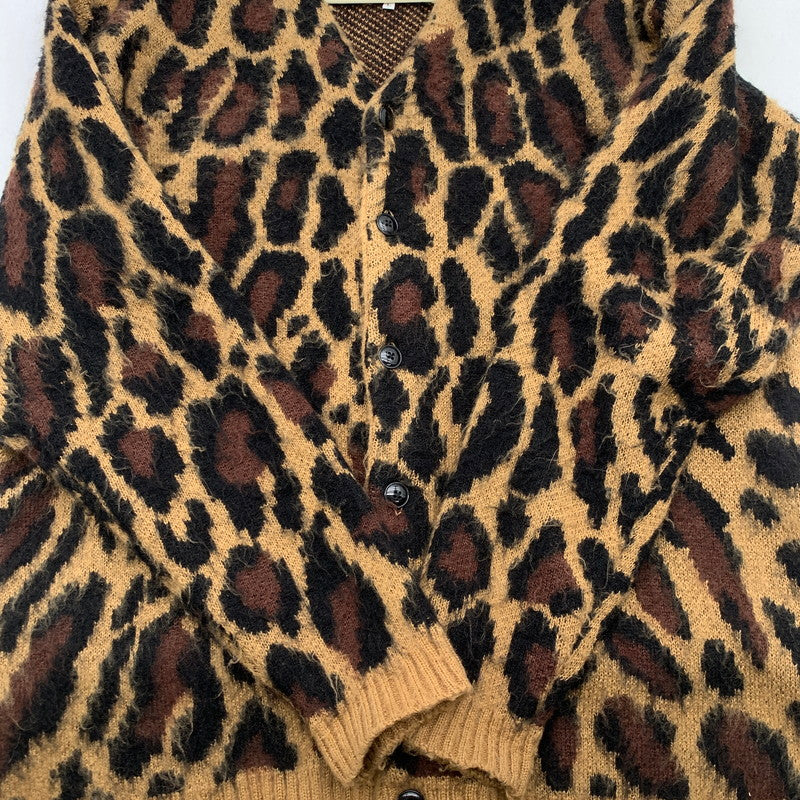 【中古品】PENNEYS ニットカーディガン トップス ブランド 古着 147-260418-gm-07-fuz サイズ：L カラー：レオパード 万代Net店