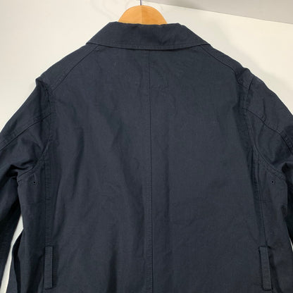 【中古品】【メンズ】 SOUNDMAN LONG COAT ロングコート アウター ブランド 古着 145-260405-gm-02-fuz サイズ：40 カラー：ネイビー 万代Net店