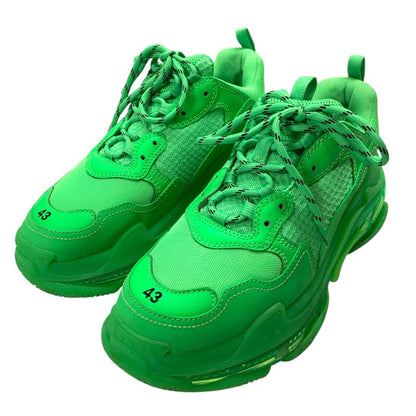 【中古品】【メンズ】 BALENCIAGA バレンシアガ 541624 TRIPLE S CLEAR SOLE トリプルエス スニーカー 162-251116-gm-27-fuz サイズ：43 カラー：グリーン 万代Net店