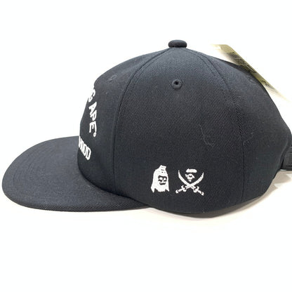 【中古美品】【メンズ】 A BATHING APE アベイシングエイプ NBHD PANEL CAP パネルキャップ ブランド 帽子 185-251213-gm-16-fuz サイズ：FREE カラー：ブラック 万代Net店