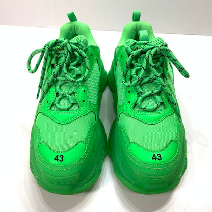 【中古品】【メンズ】 BALENCIAGA バレンシアガ 541624 TRIPLE S CLEAR SOLE トリプルエス スニーカー 162-251116-gm-27-fuz サイズ：43 カラー：グリーン 万代Net店