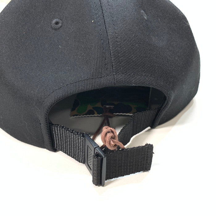 【中古美品】【メンズ】 A BATHING APE アベイシングエイプ NBHD PANEL CAP パネルキャップ ブランド 帽子 185-251213-gm-16-fuz サイズ：FREE カラー：ブラック 万代Net店