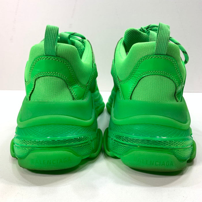 【中古品】【メンズ】 BALENCIAGA バレンシアガ 541624 TRIPLE S CLEAR SOLE トリプルエス スニーカー 162-251116-gm-27-fuz サイズ：43 カラー：グリーン 万代Net店