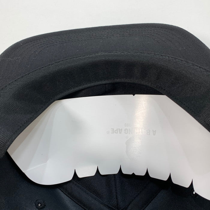 【中古美品】【メンズ】 A BATHING APE アベイシングエイプ NBHD PANEL CAP パネルキャップ ブランド 帽子 185-251213-gm-16-fuz サイズ：FREE カラー：ブラック 万代Net店