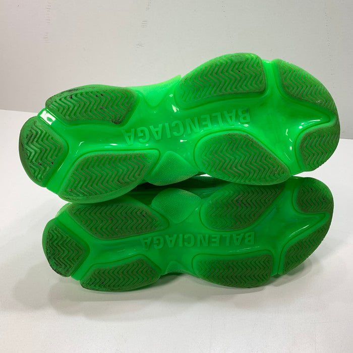 【中古品】【メンズ】 BALENCIAGA バレンシアガ 541624 TRIPLE S CLEAR SOLE トリプルエス スニーカー 162-251116-gm-27-fuz サイズ：43 カラー：グリーン 万代Net店